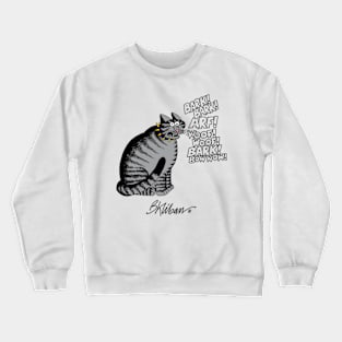 B kliban cat mom Crewneck Sweatshirt